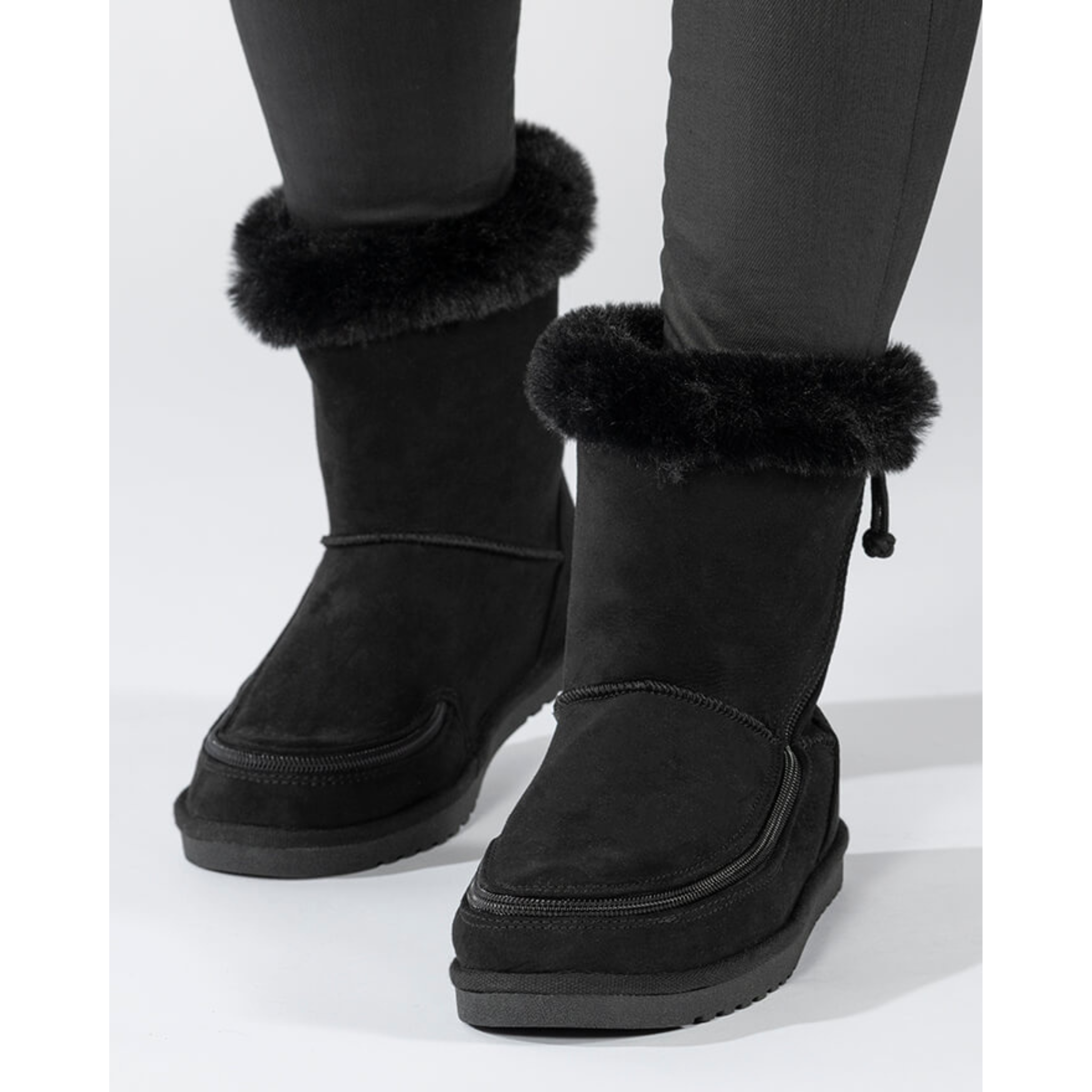 Billy Footwear (Toddlers) - Faux Suede Cosy Boots 2