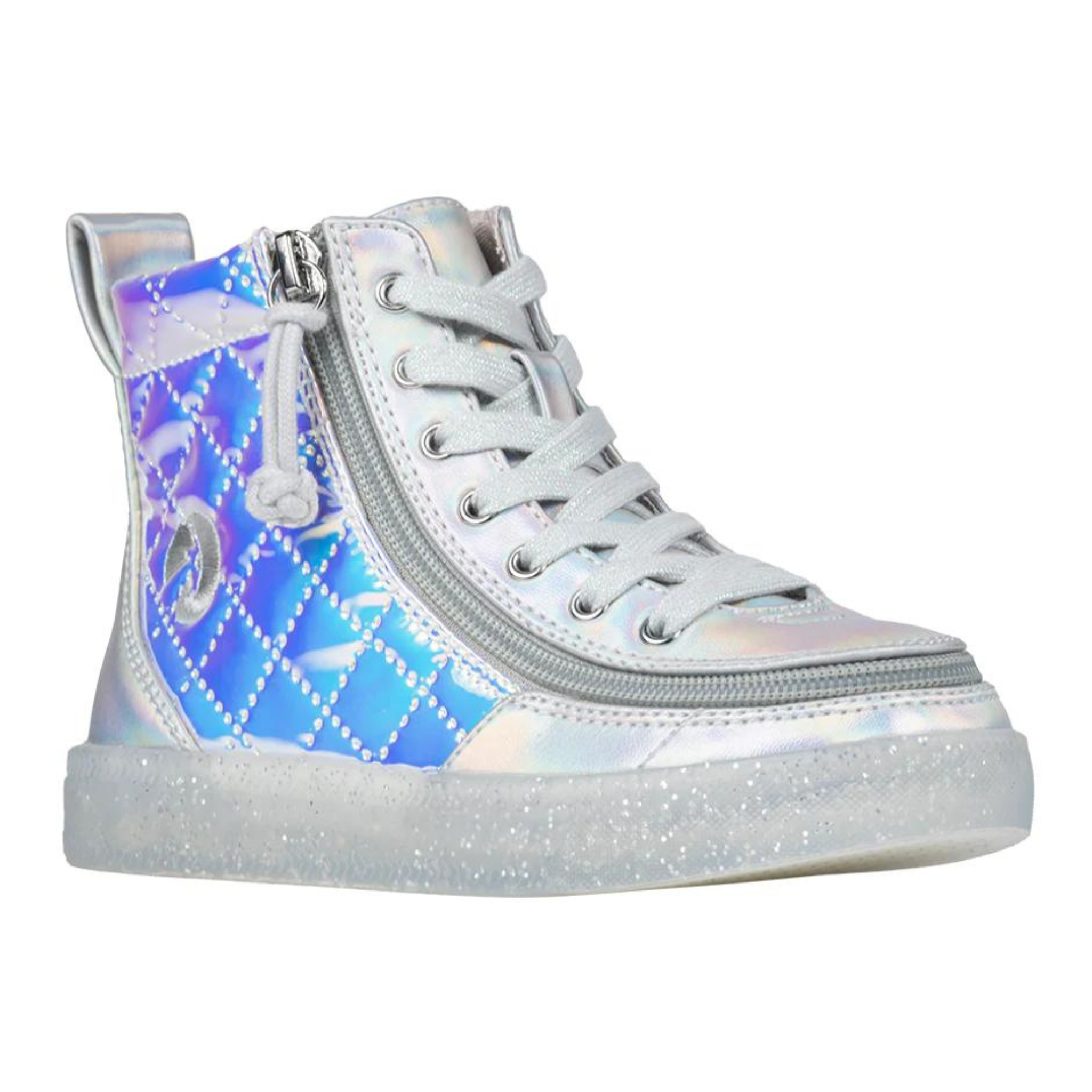 Billy Footwear (Toddlers) - High Top Frozen Faux Leather Shoes - CLEARANCE
