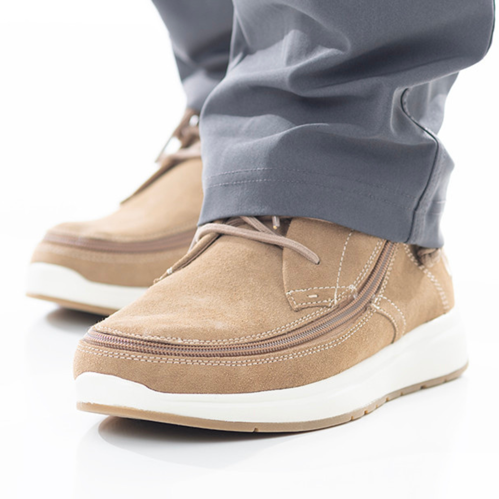 Billy Footwear (Mens) - Sand / Black Comfort Chukka
