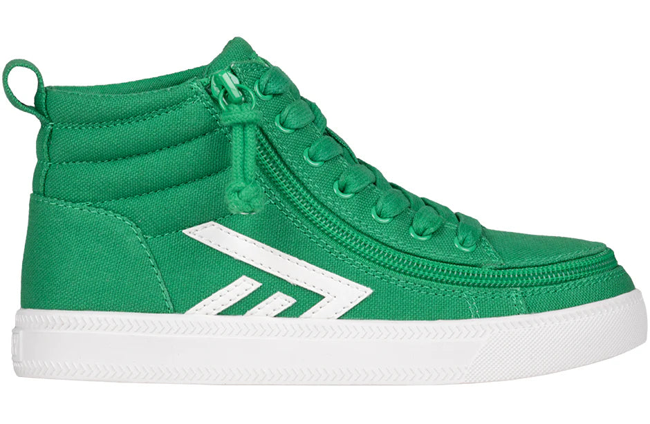 Billy Footwear (Mens) - High Top Green/White CS Canvas Shoes