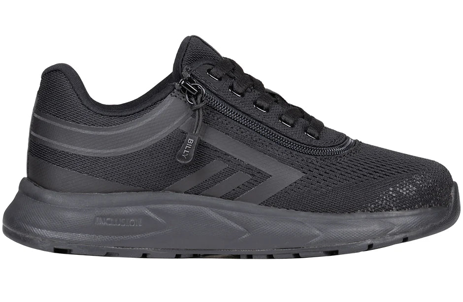 Billy Footwear (Kids) Short Wrap - Black to the Floor Sport Inclusion Trainers