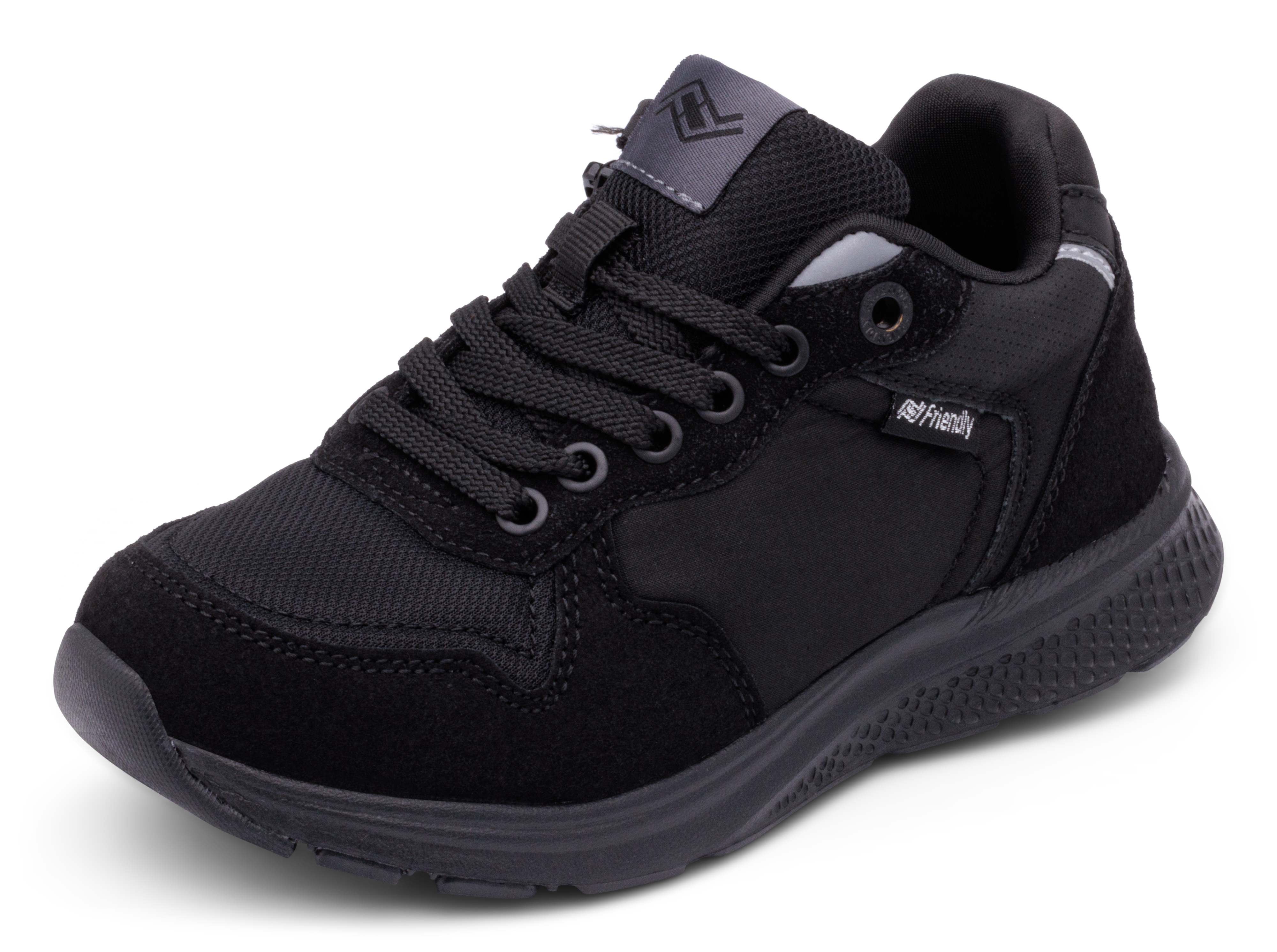Friendly Shoes (Kids) - Excursion All Black
