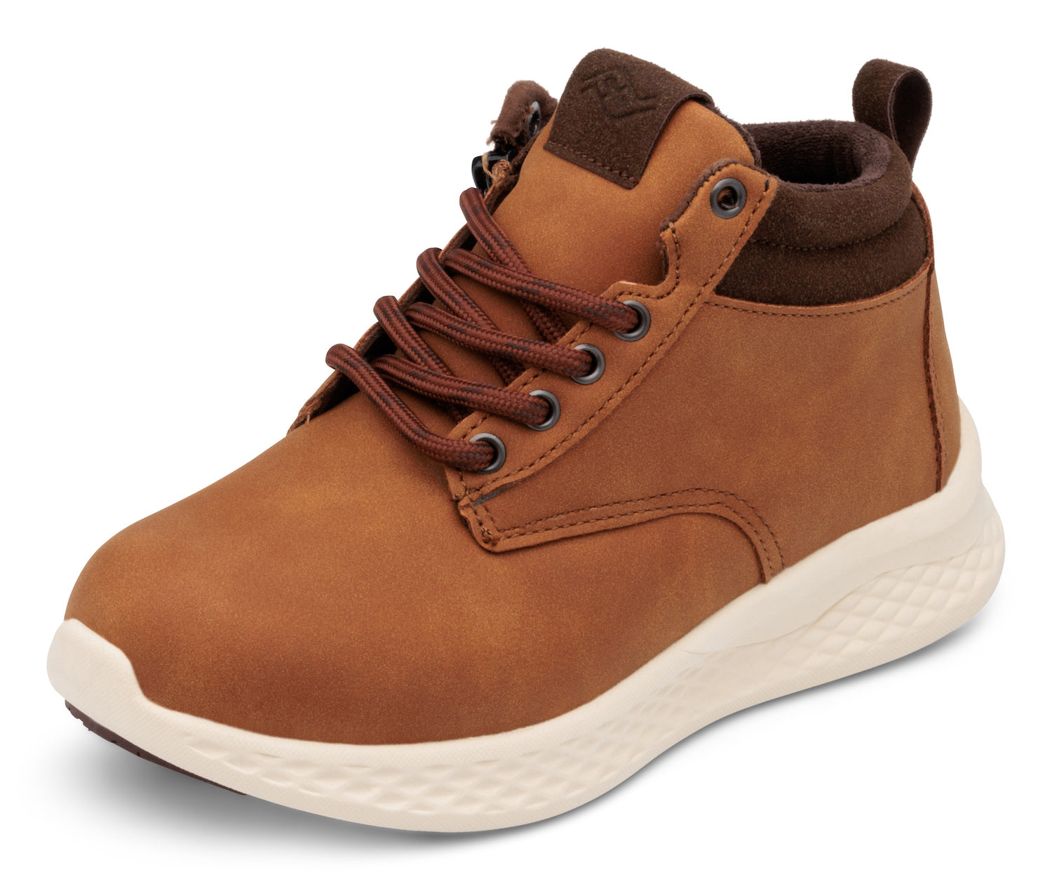 Friendly Shoes (Kids) - Scout Zip-Up Boot Desert Spice