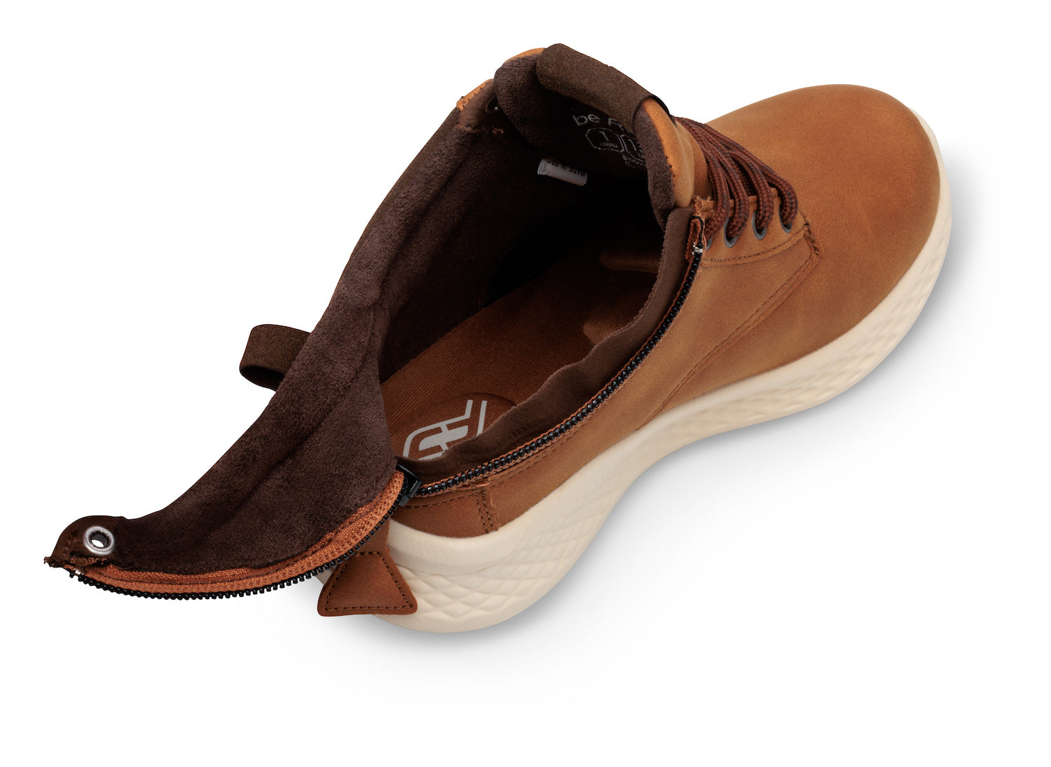 Friendly Shoes (Kids) - Scout Zip-Up Boot Desert Spice