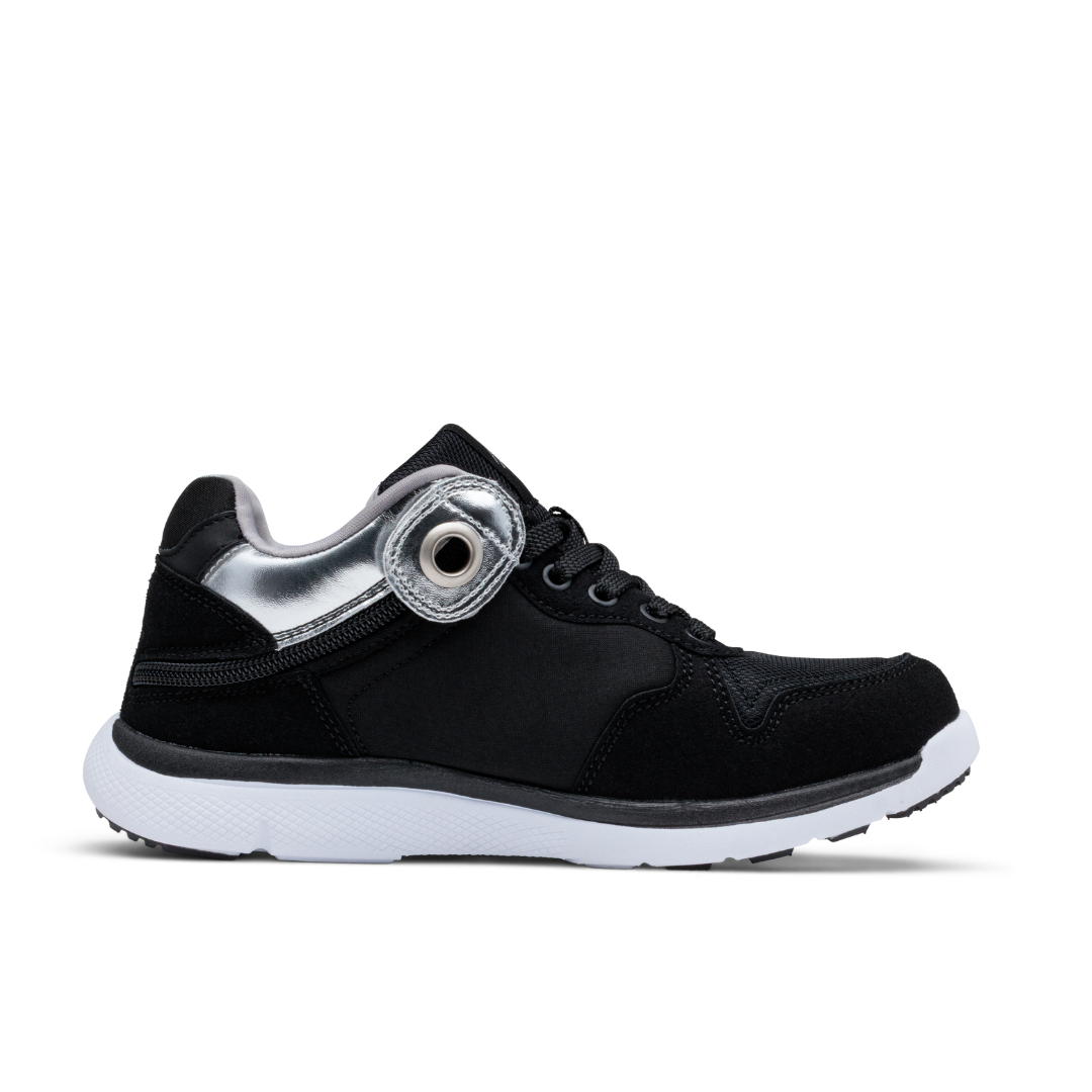 Friendly Shoes Excursion (Women's) - Mid Top Black Silver