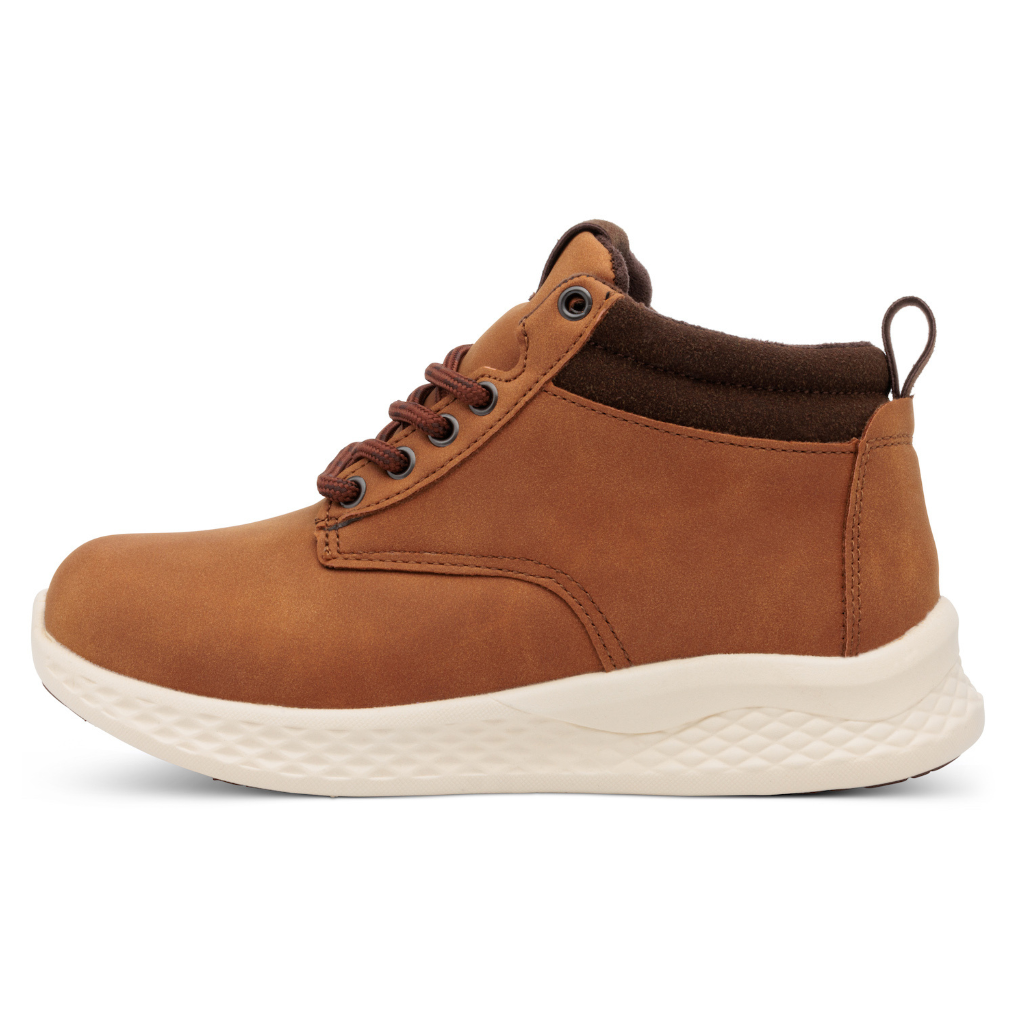 Friendly Shoes (Kids) - Scout Zip-Up Boot Desert Spice