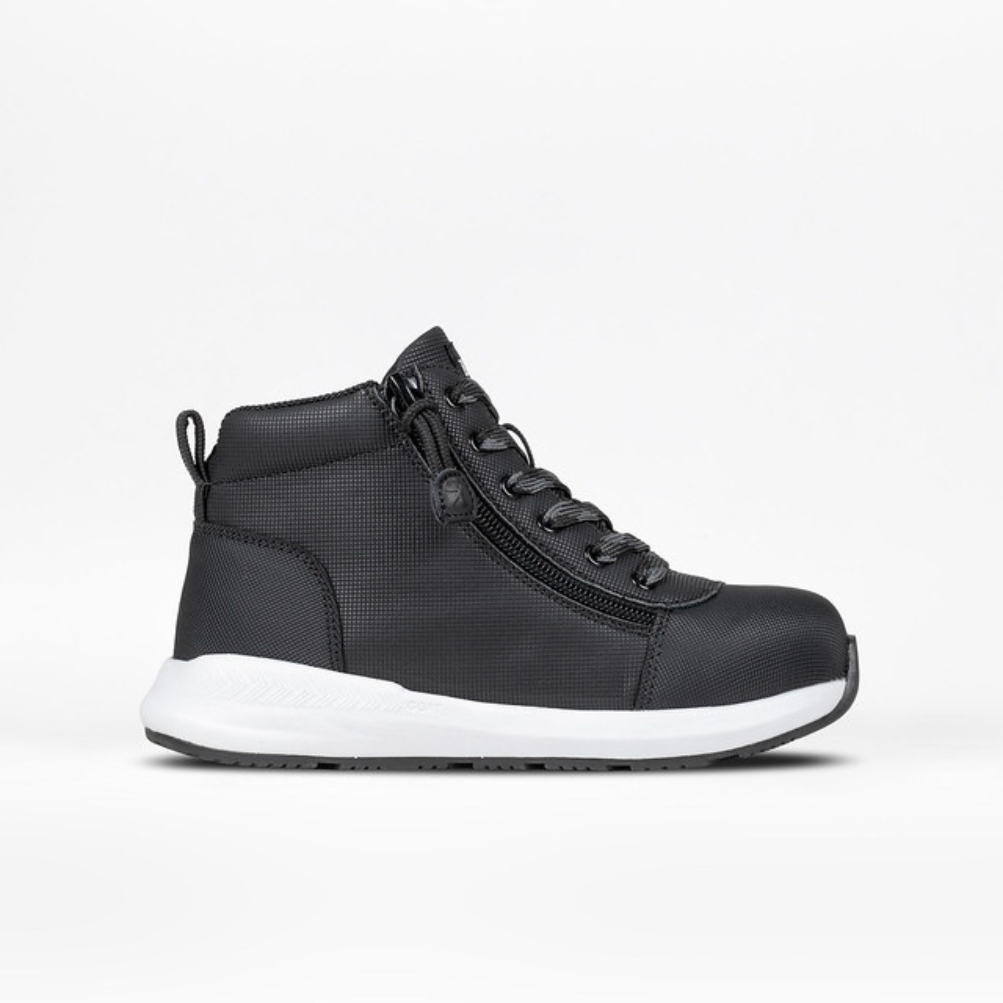 Billy Footwear (Kids) - High Top Rugged Black Goat DZ Shoes