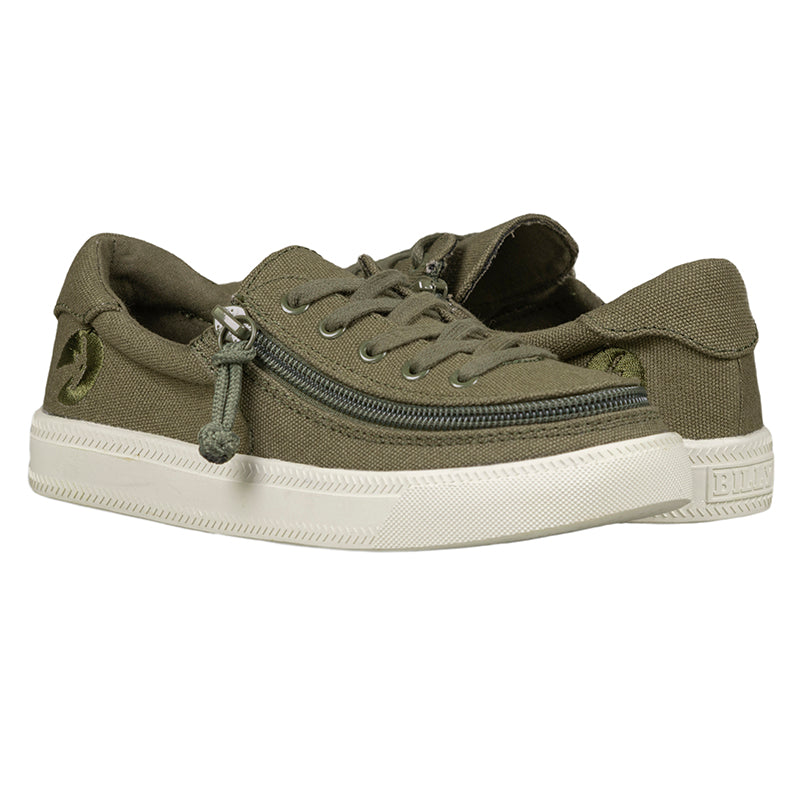 Billy Footwear (Kids) - Low Top Khaki Canvas shoes - CLEARANCE