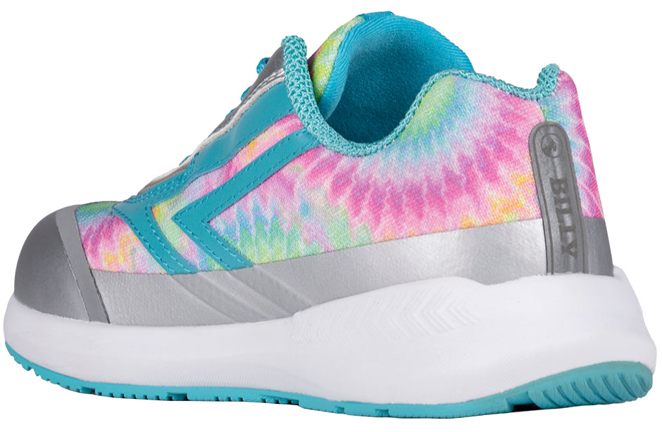 Billy Footwear (Kids) - Low Top Goat Rainbow Tie Dye Trainers