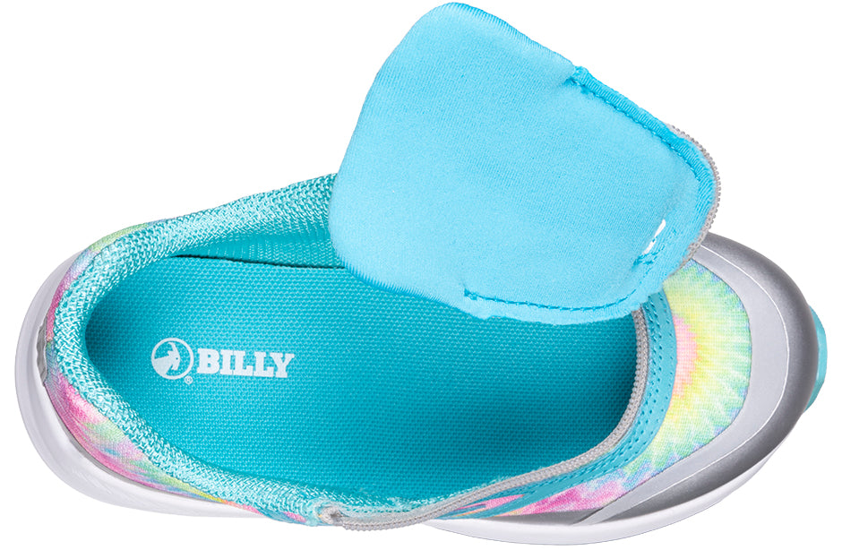 Billy Footwear (Kids) - Low Top Goat Rainbow Tie Dye Trainers