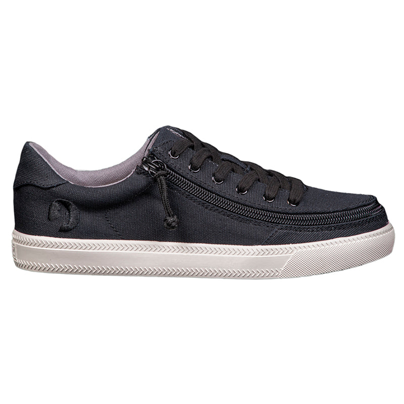 Billy Footwear (Womens) - Low Top Black Canvas Shoes - CLEARANCE