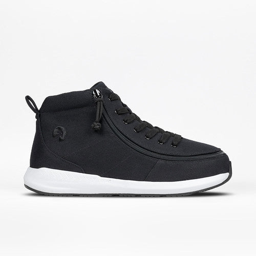 Billy Footwear (Mens) - High Top Black/White Billy Goat Classic Canvas Shoes