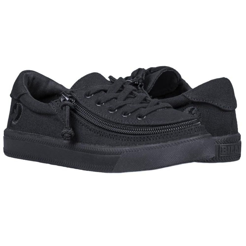 Billy Footwear (Kids) - Low Top Black Canvas shoes - CLEARANCE