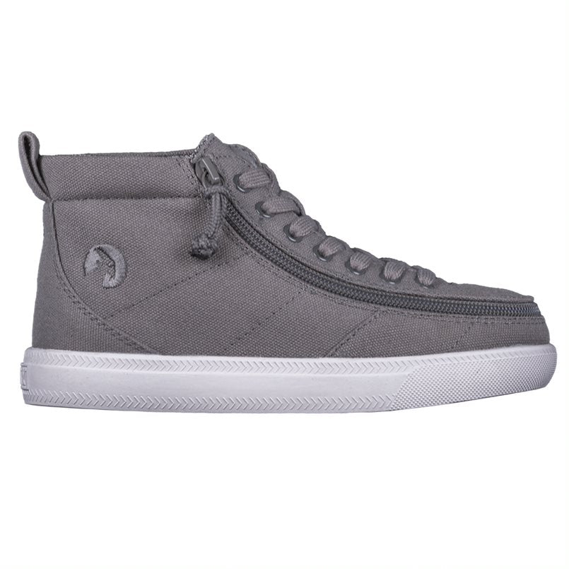 Billy Footwear (Kids) DR Fit - High Top Canvas Dark Grey Shoes
