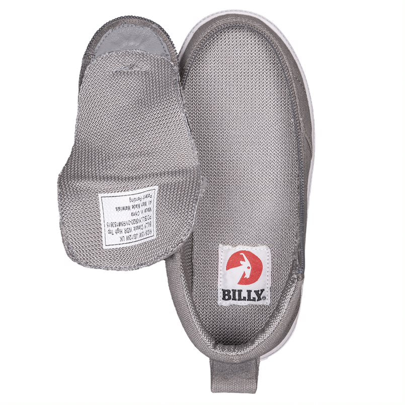 Billy Footwear (Kids) DR Fit - High Top Canvas Dark Grey Shoes