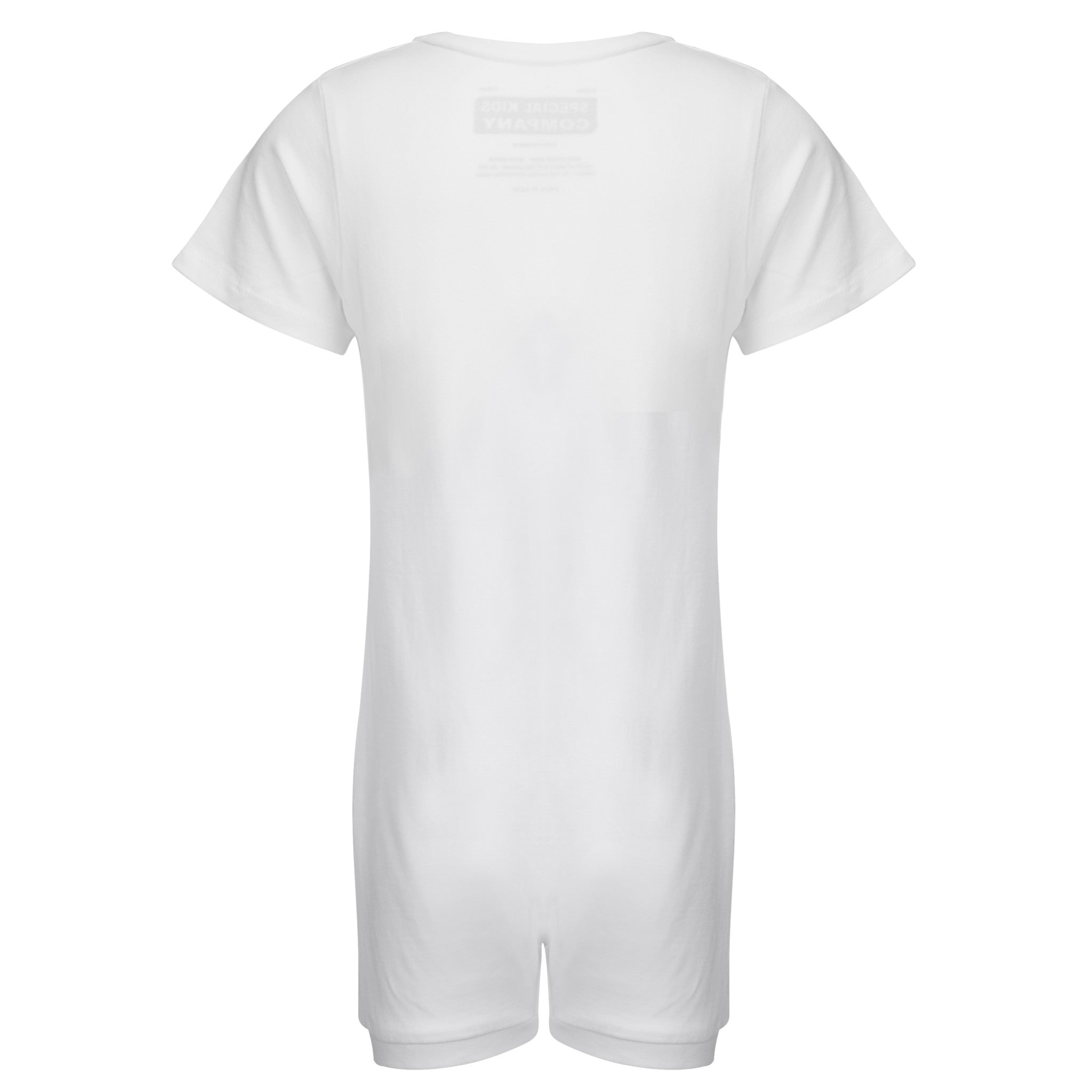 KayCey_Adaptive_clothing_for_older_children_with_special_needs_Short_Sleeve_with_Tube_Access_White_Back