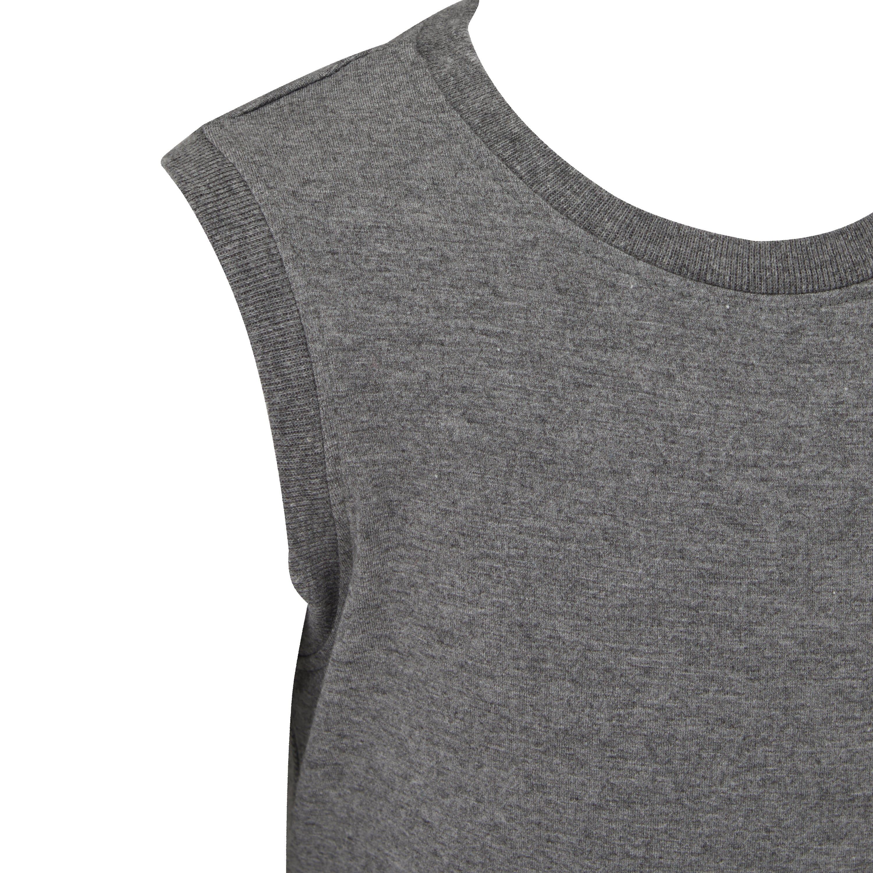 KayCey_Adaptive_clothing_for_older_children_with_special_needs_Sleeveless_with_Tube_Access_Grey_Shoulder