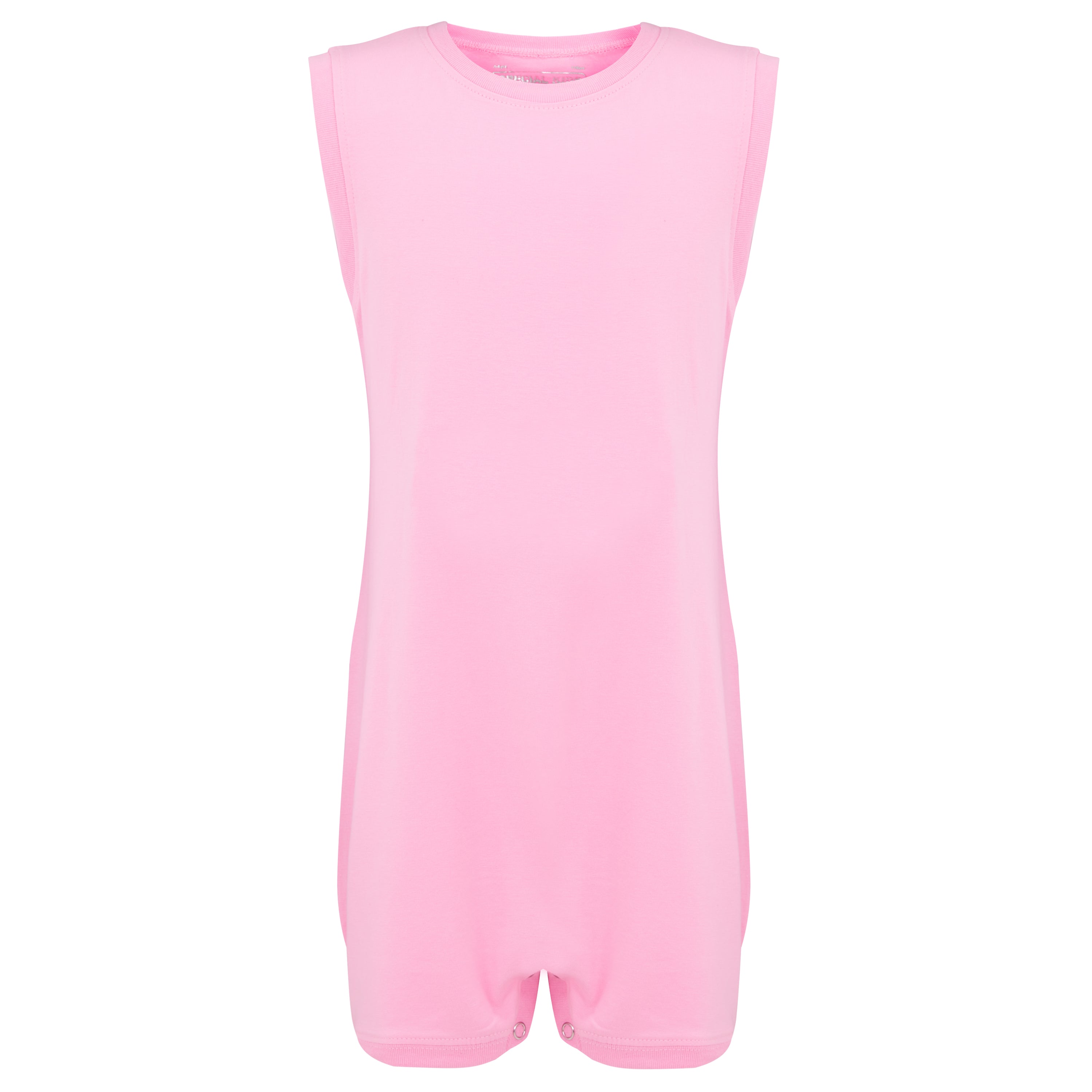 KayCey_Adaptive_clothing_for_older_children_with_special_needs_Sleeveless_Pink_Front