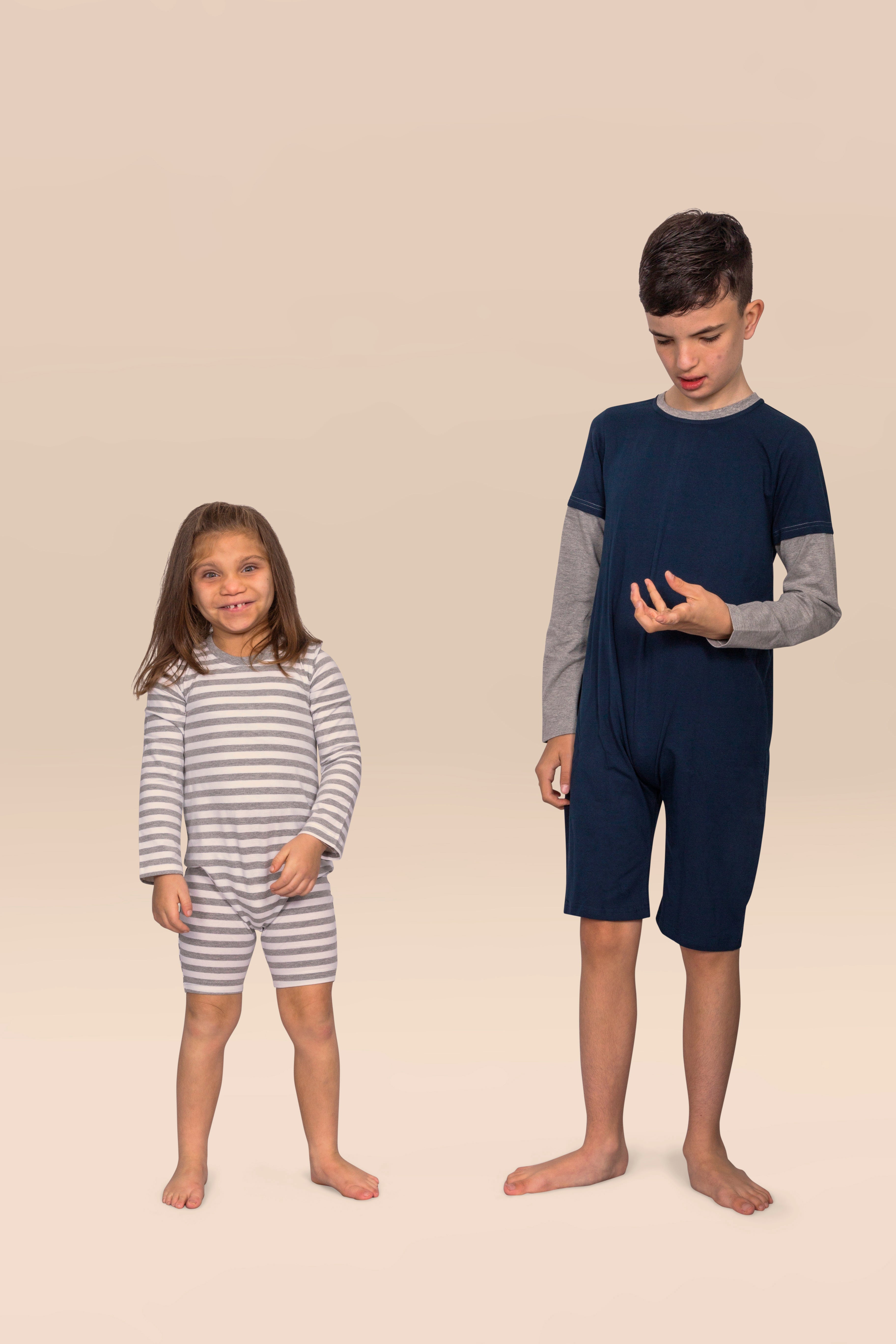 KayCey_Adaptive_clothing_for_older_children_with_special_needs_Zip_Back_grey-white_Long_Sleeve_lifestyle_img