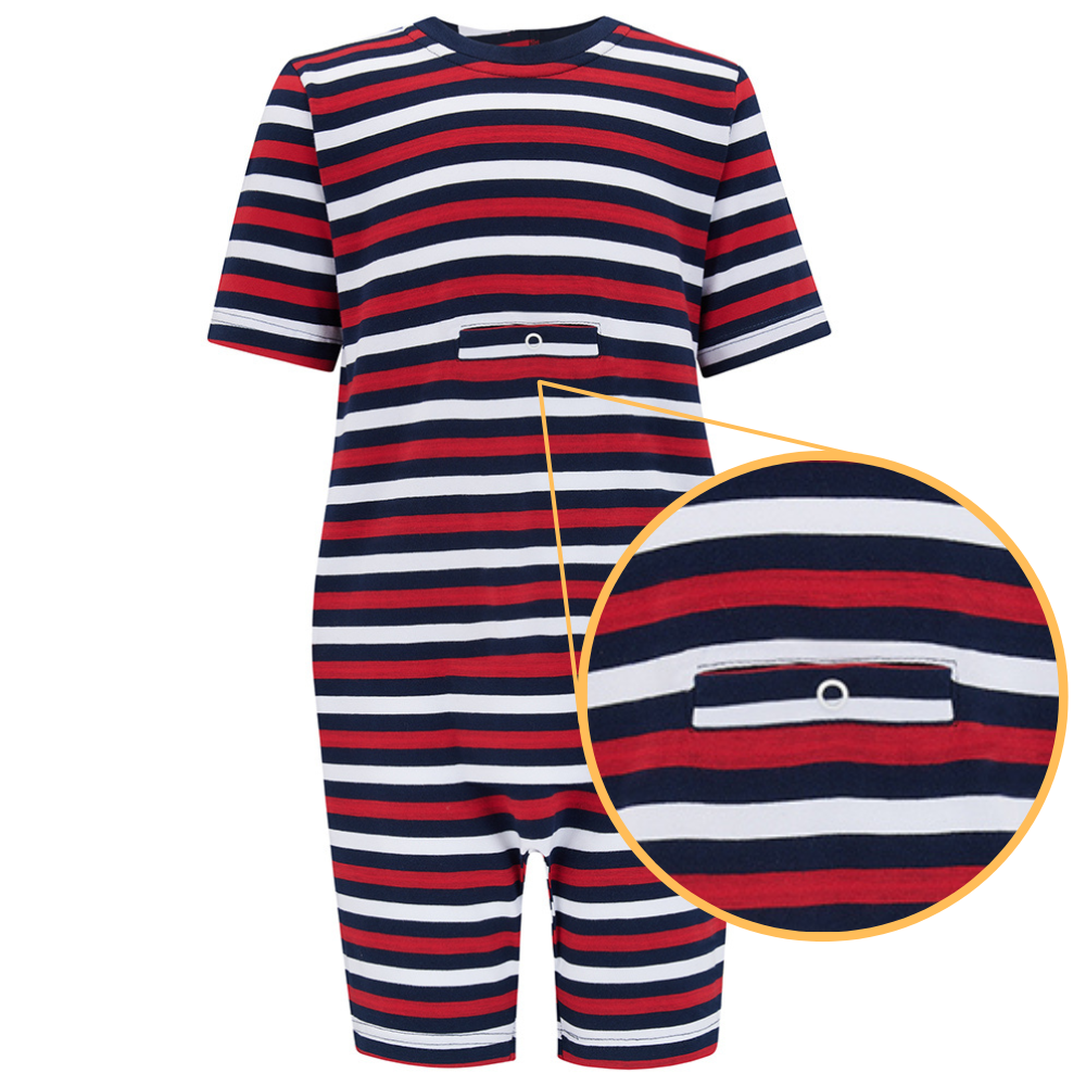 KayCey®Z Secret Zip Back Jumpsuits with Tube Access (Adults) - Short Sleeve / Knee Length - CLEARANCE