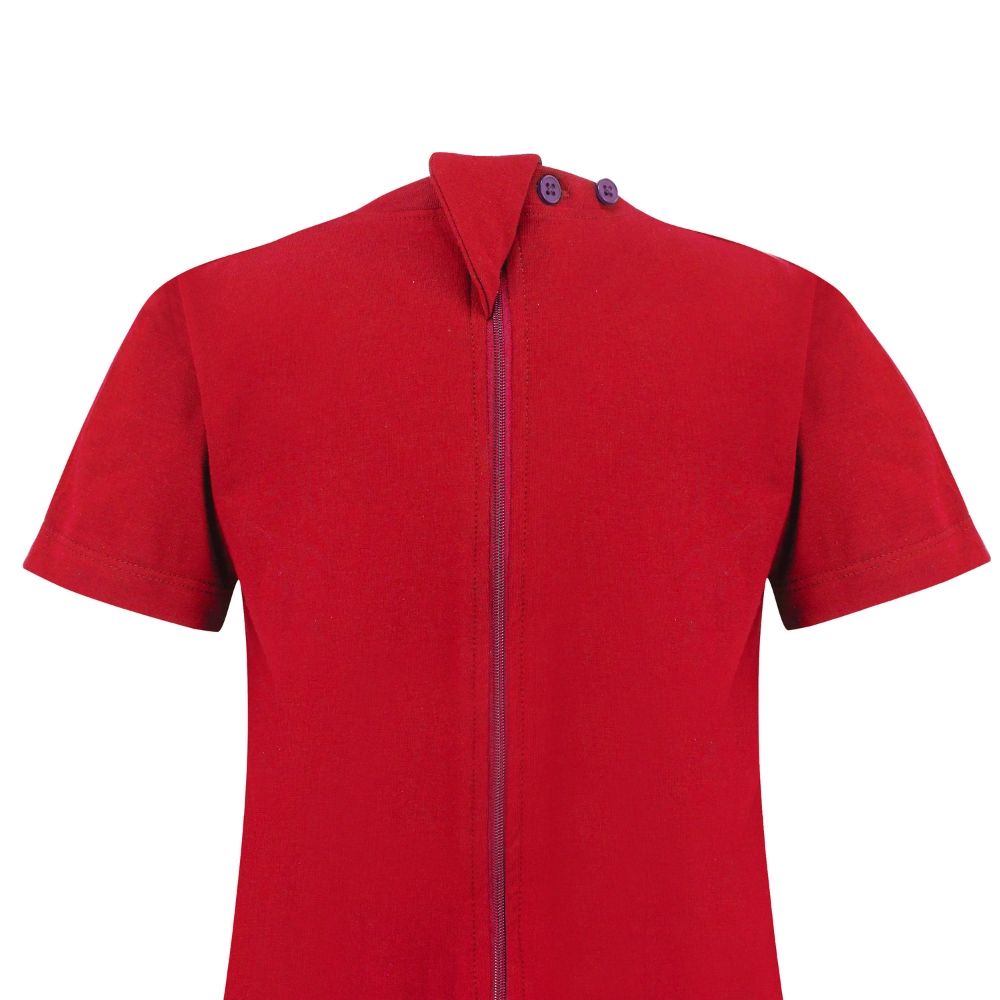 KayCey_Adaptive_clothing_for_older_children_with_special_needs_Zip_Back_Red_Button_Facing