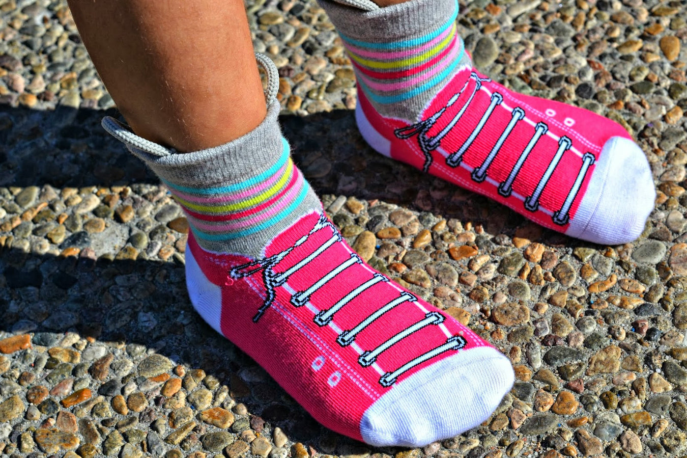 Child wearing Ez Sox 