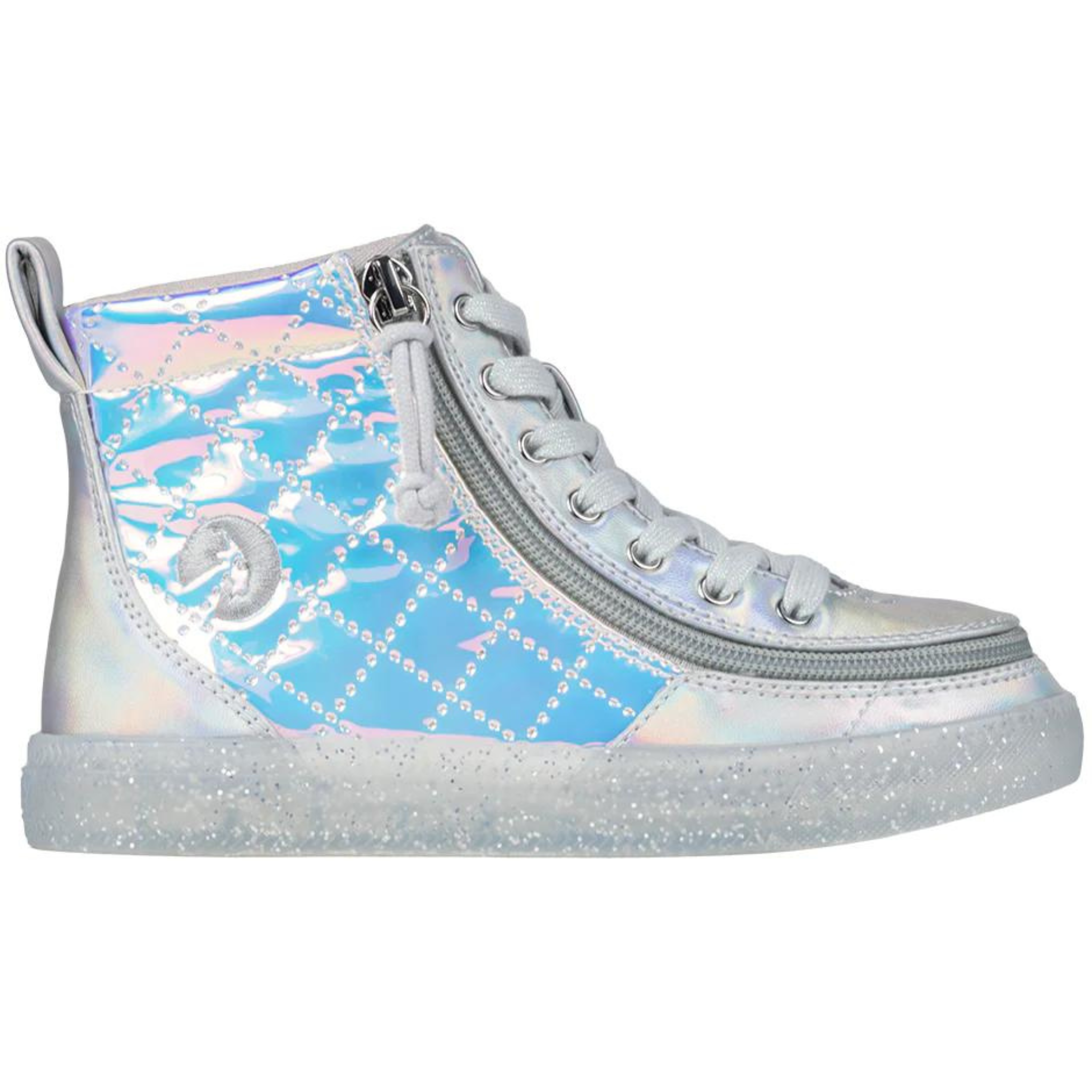 Billy Footwear (Toddlers)  - High Top Frozen Faux Leather Shoes