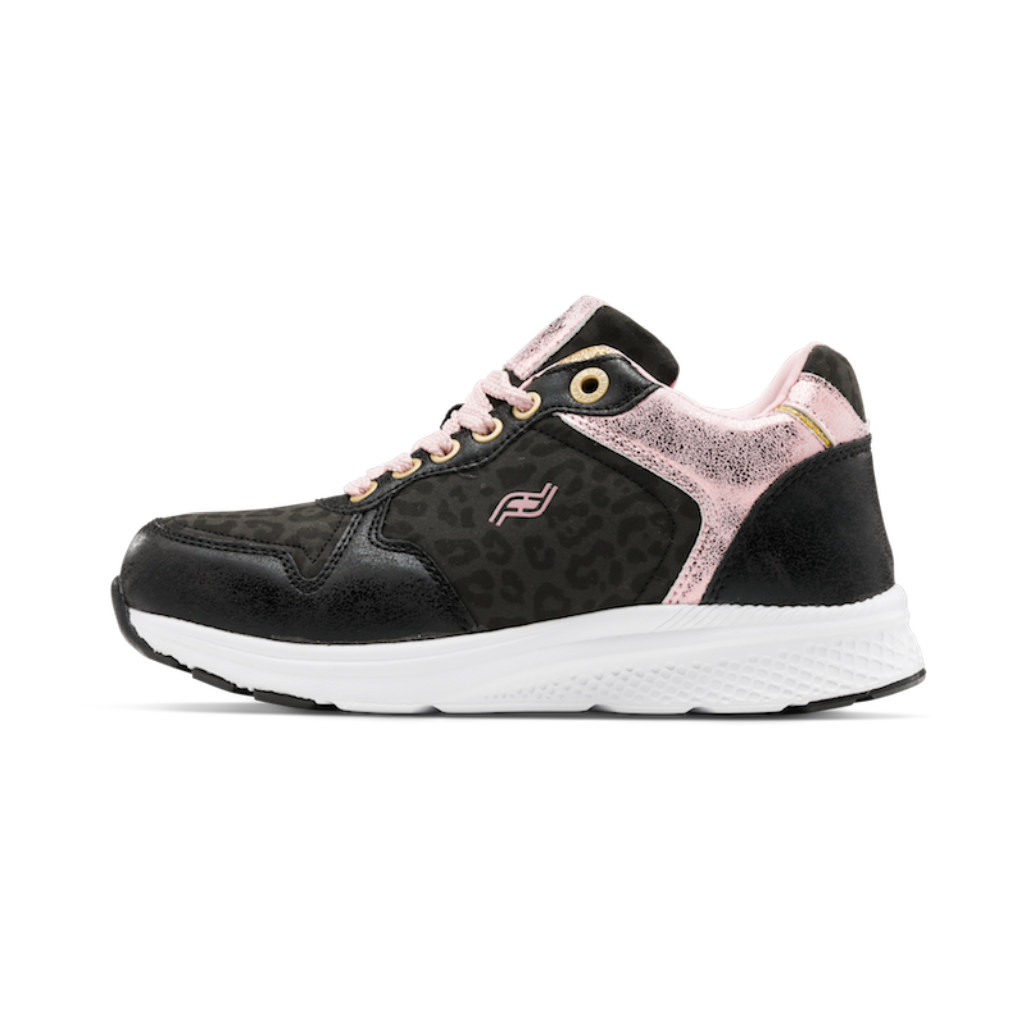 Friendly Shoes Excursion (Kids) - Black Leopard Dahlia Pink