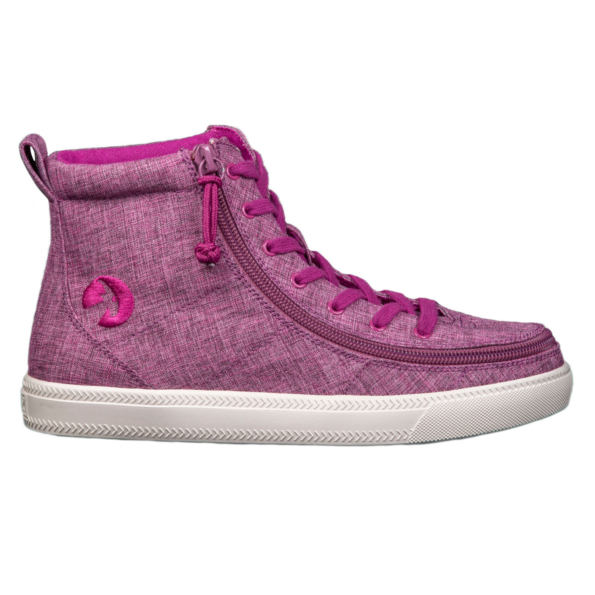 Billy Footwear (Womens) - High Top Linen Shoes Berry Jersey CLEARANCE