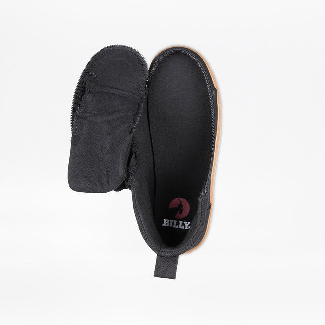 Billy Footwear (Kids)  - Black/Gum CS Canvas Shoes