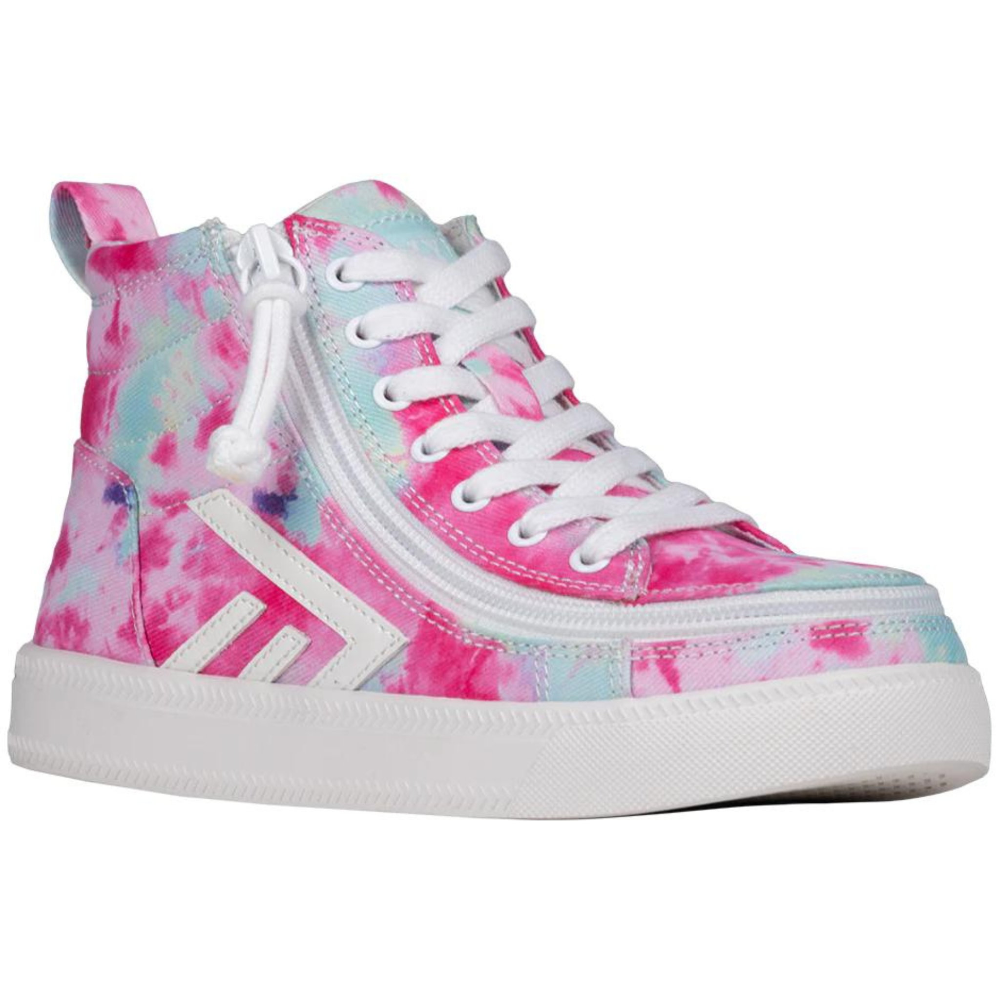 Billy Footwear Kids Pink Watercolour Core Skate Canvas Shoes SpecialKids.Company