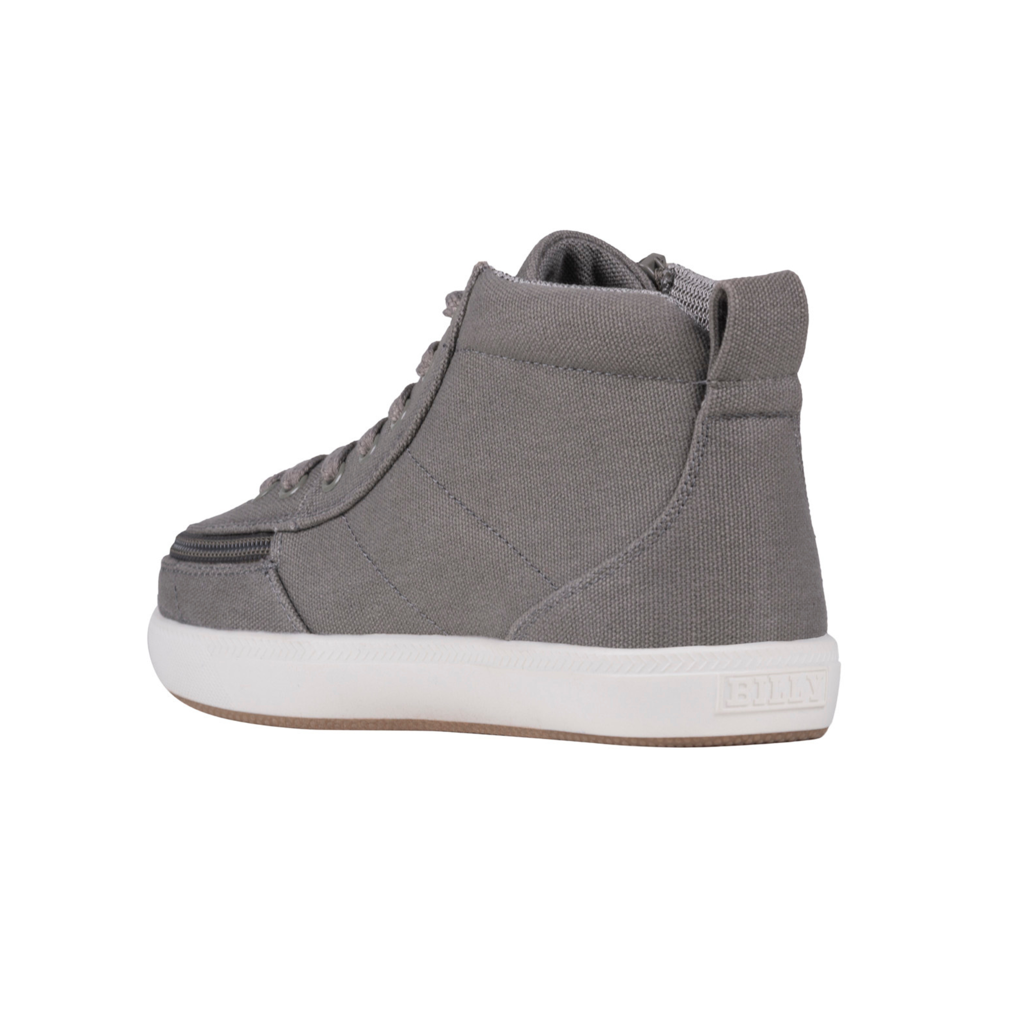 Billy Footwear (Toddlers) DR II Fit - High Top DR II Dark Grey Canvas Shoes