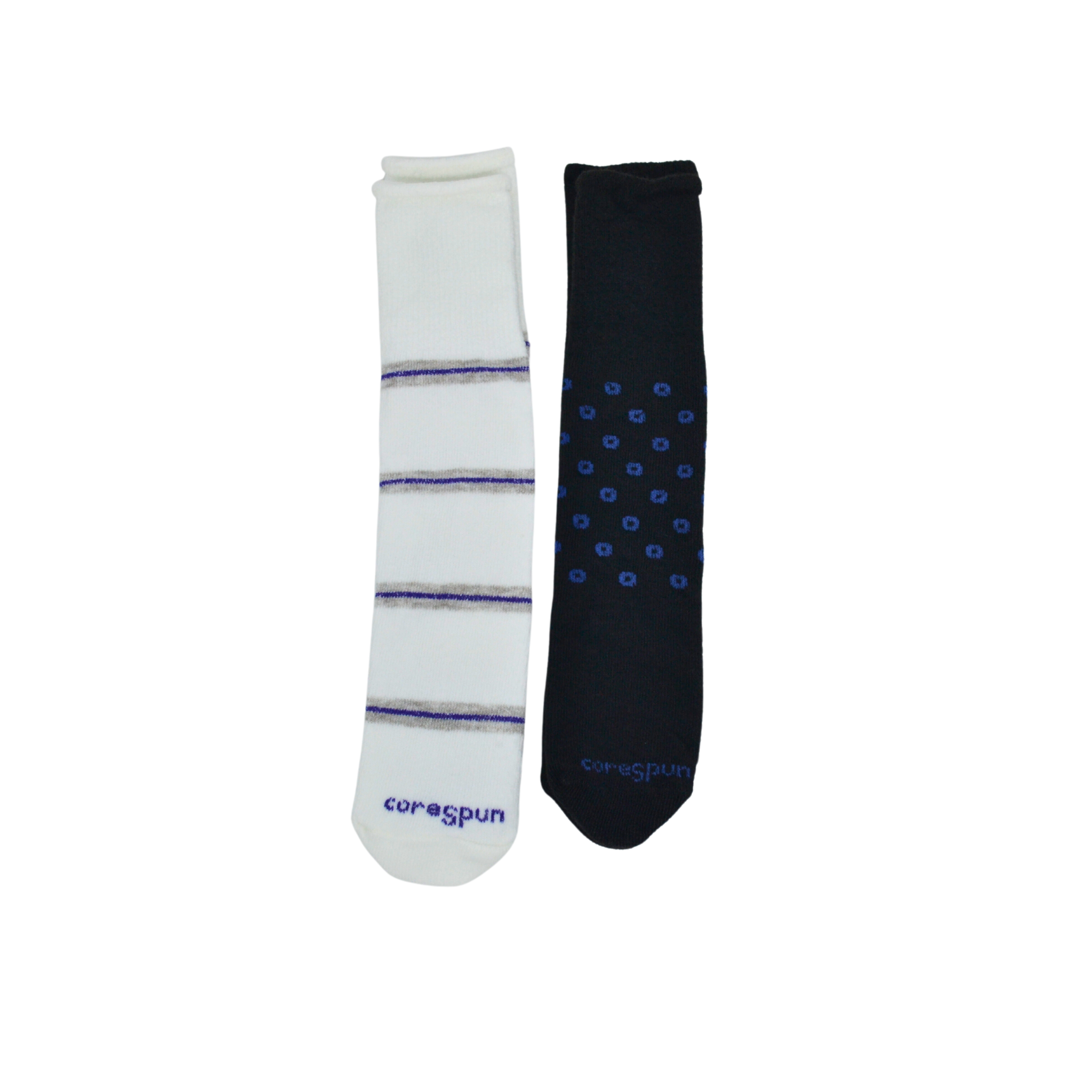 KnitRite - Patternered AFO Kids Socks 1 pack Core Spun