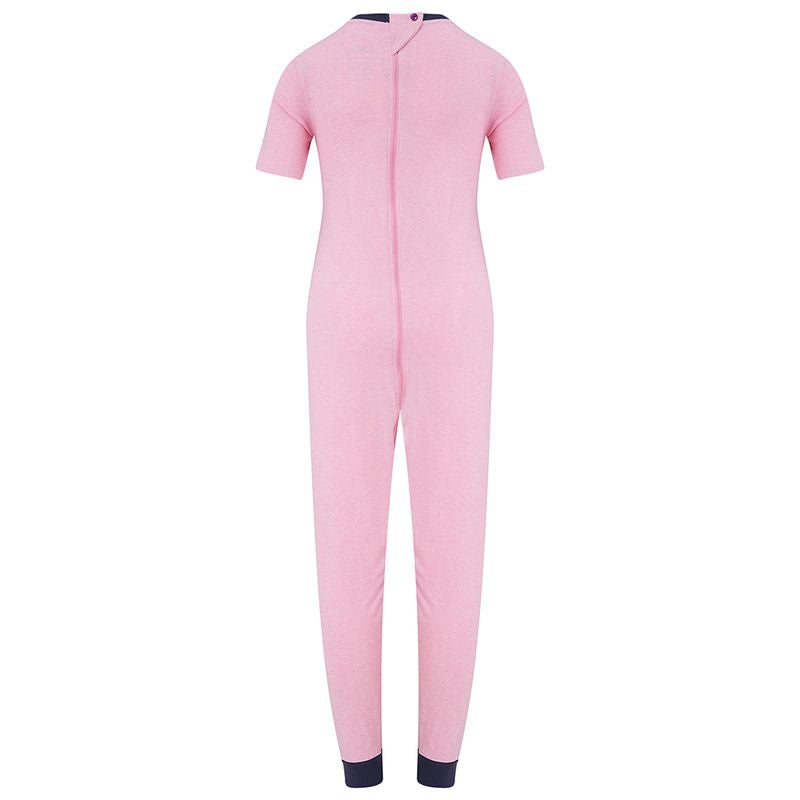 KayCey®Z Secret Zip Back Jumpsuit - Short Sleeve / Long Leg - Adults