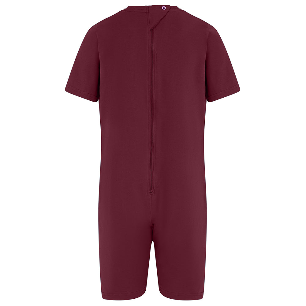 KayCey®Z Secret Zip Back Jumpsuit - Short Sleeve / Short Leg - Adults