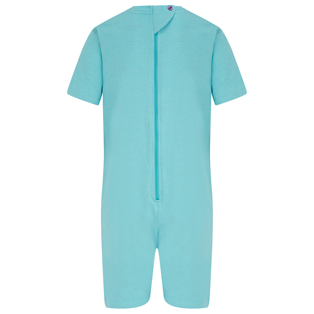 KayCey®Z Secret Zip Back Jumpsuits (Kids) - Short Sleeve / Knee Length