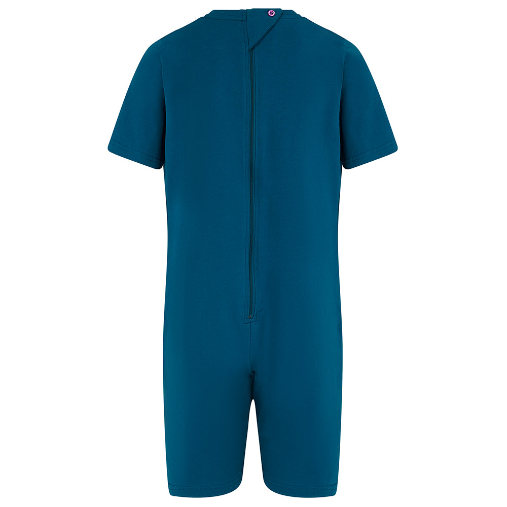 KayCey®Z Secret Zip Back Jumpsuit - Short Sleeve / Short Leg - Kids