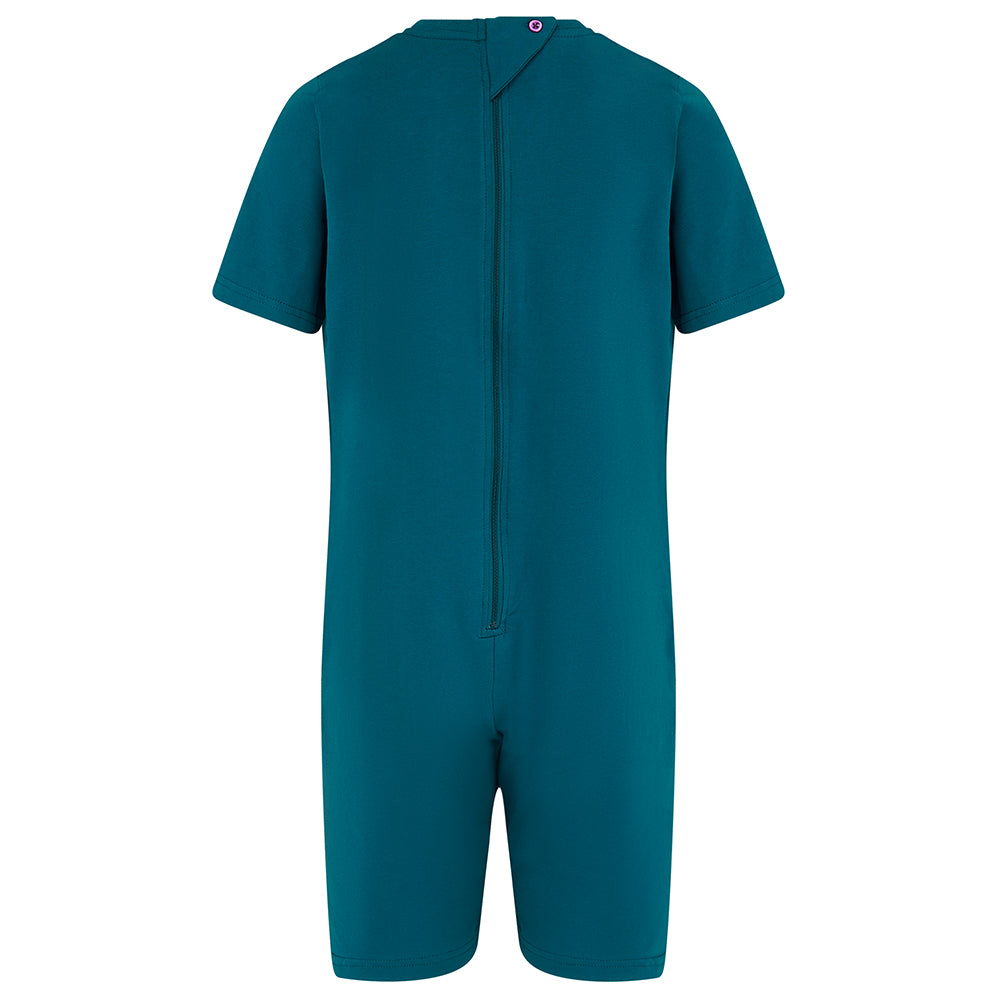 KayCey®Z Secret Zip Back Jumpsuits (Kids) - Short Sleeve / Knee Length
