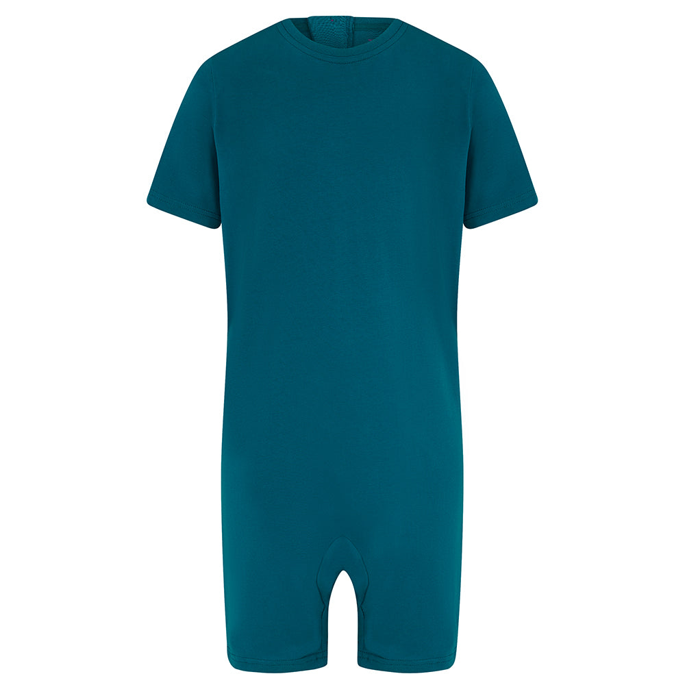 KayCey®Z Secret Zip Back Jumpsuits (Kids) - Short Sleeve / Knee Length