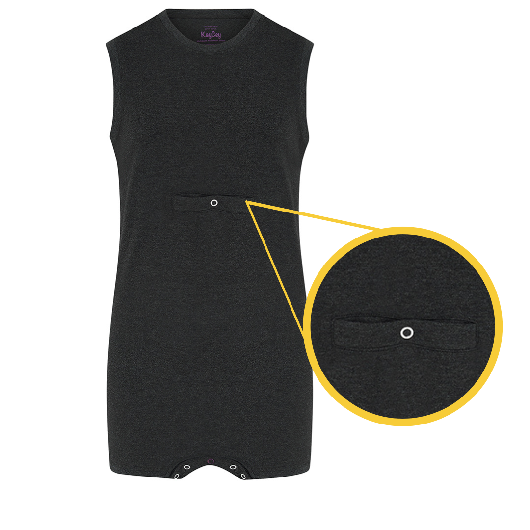 KayCey®P Popper Vest - Sleeveless with Tube Access - Adults