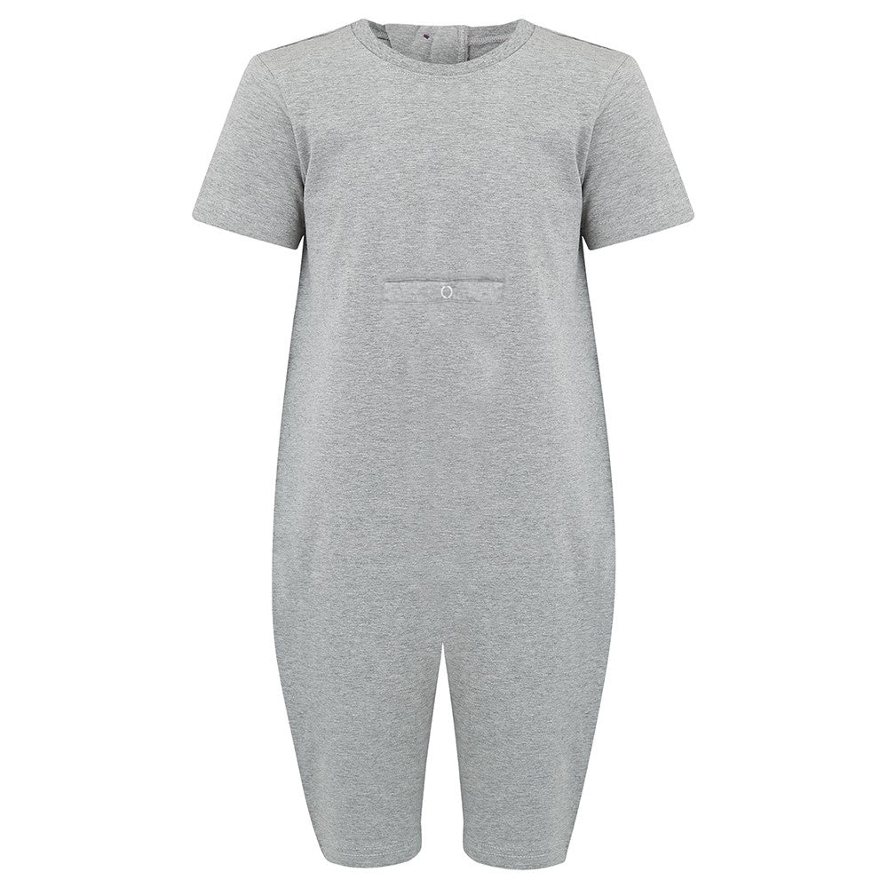 KayCey®Z Secret Zip Back Jumpsuit with Tube Access (Kids)- Short Sleeve / Knee Length