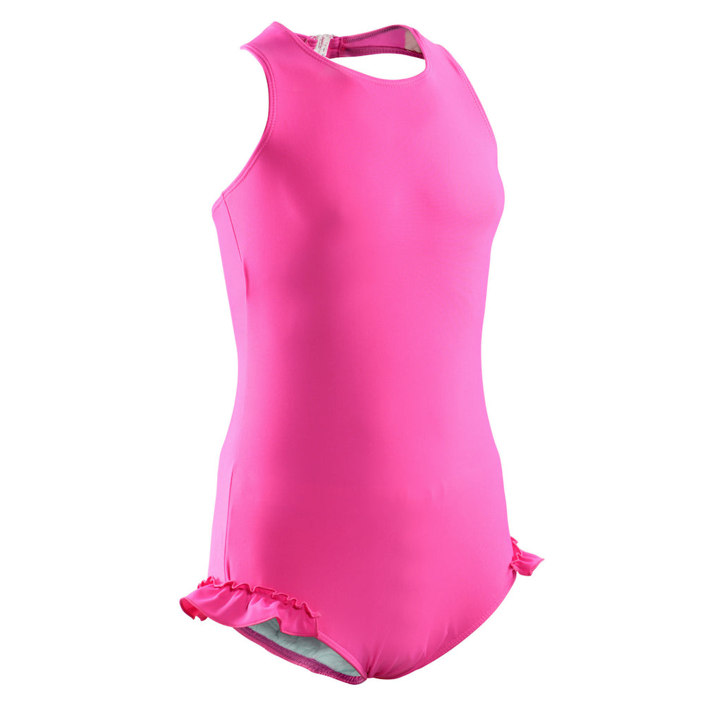 Kes-Vir Halterneck Swimsuit for Girls - Eco Friendly / Pretty Pink - CLEARANCE