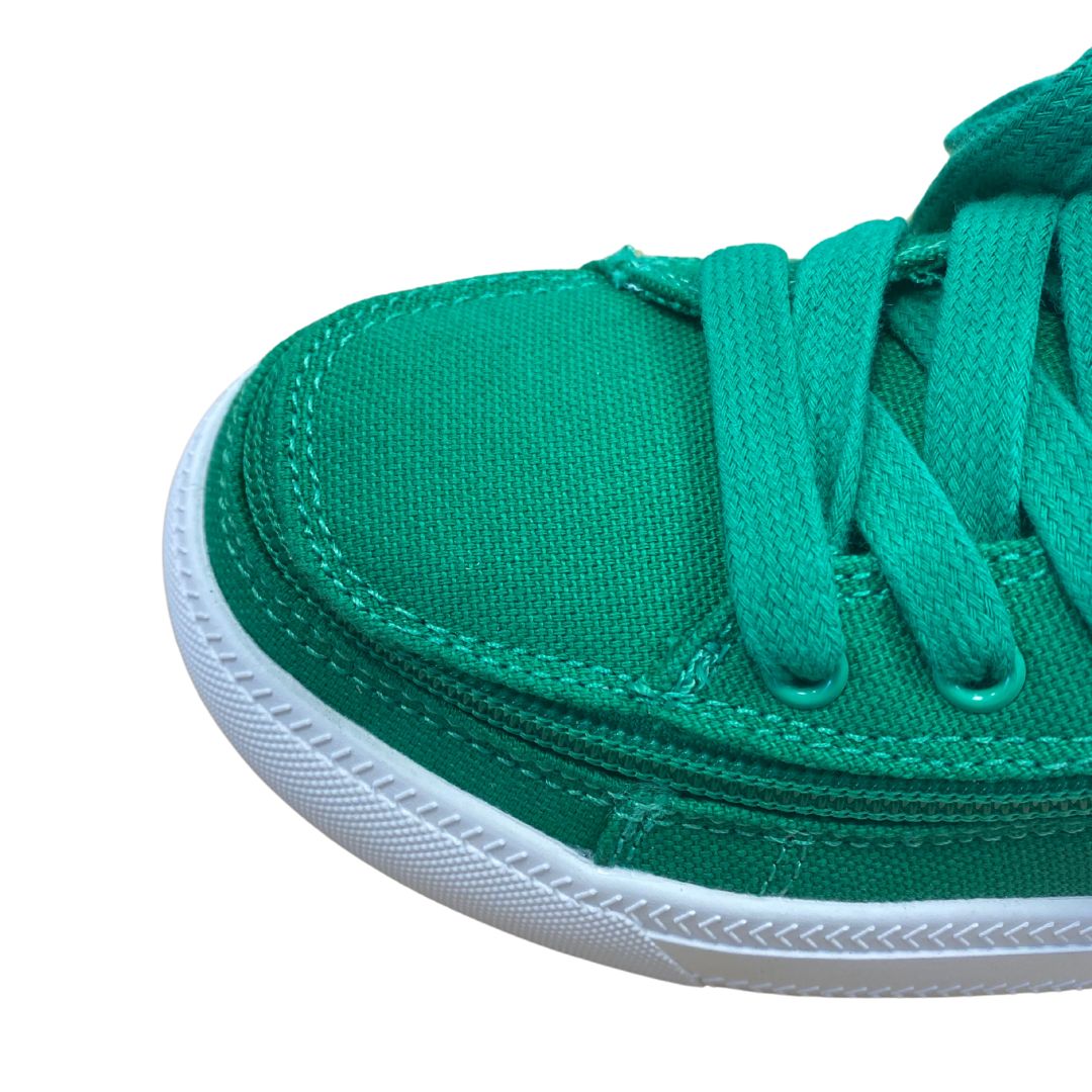 Billy Footwear (Kids)  - Green/White CS Canvas Shoes - CLEARANCE