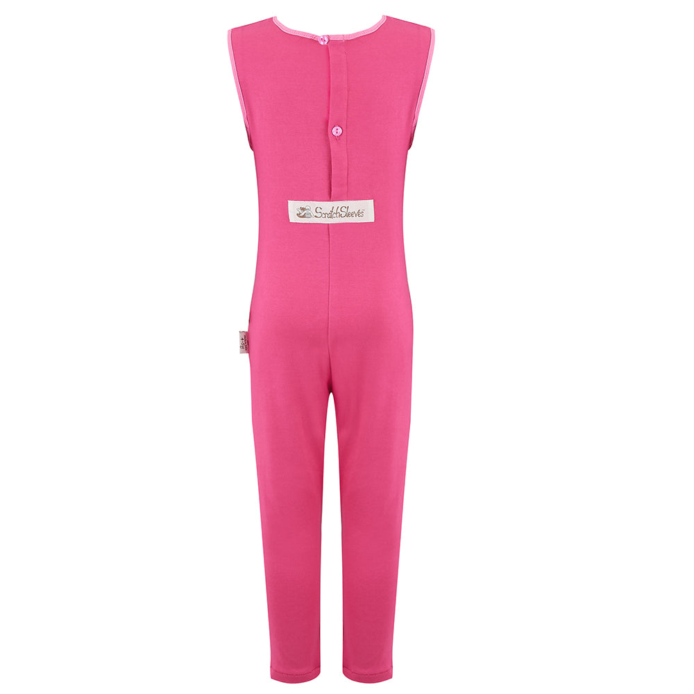 Scratch Sleeves (Kids) - Button Back Ankle Length Dungarees