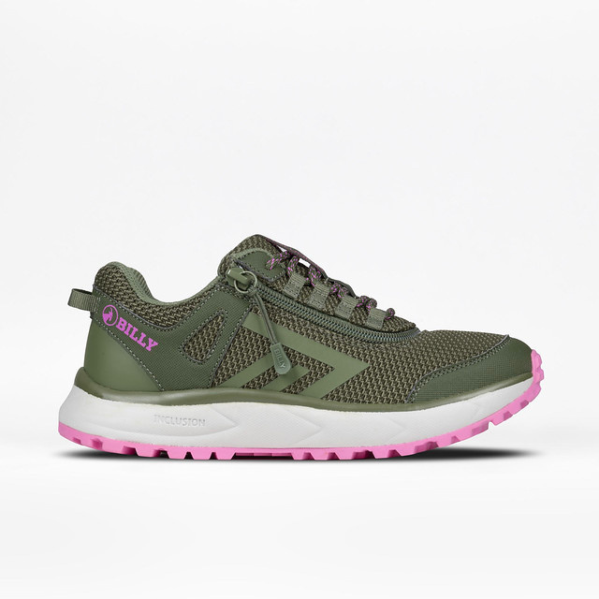 Billy Footwear (Womens) -  Inclusion Trail Olive/Pink