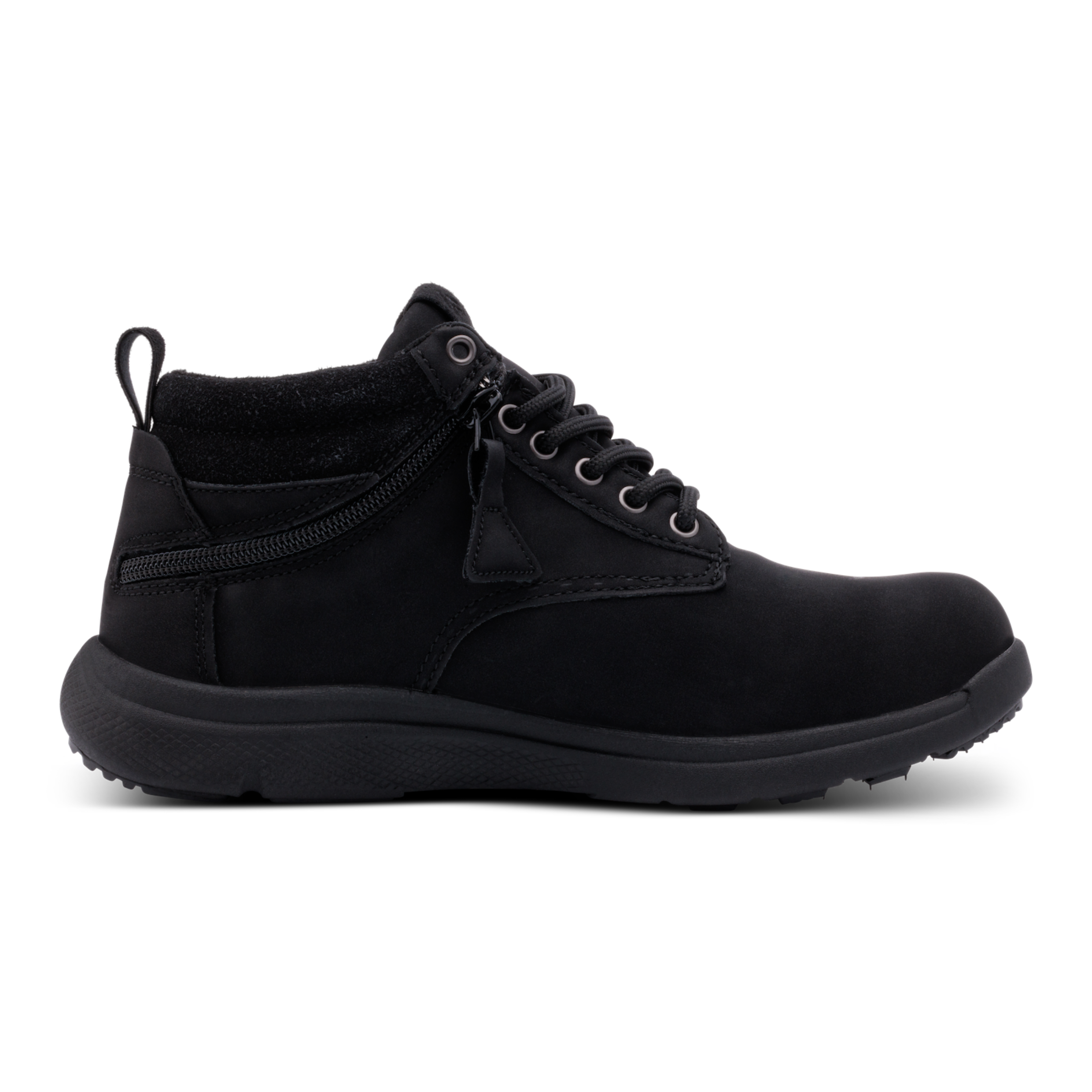 Friendly Shoes Scout Zip-Up Boot (Women's) Black