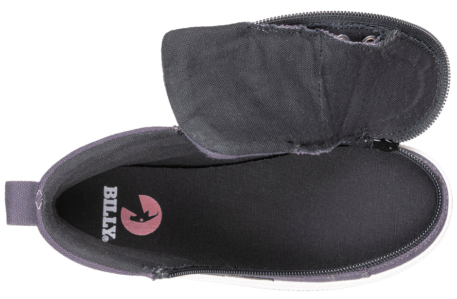 Billy Footwear (Kids)  - Charcoal/Black CS Canvas Shoes