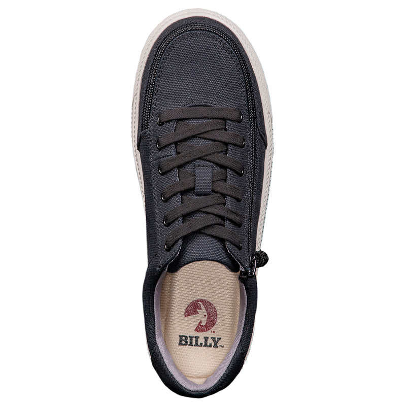 Billy Footwear (Womens) - Low Top Black Canvas Shoes CLEARANCE