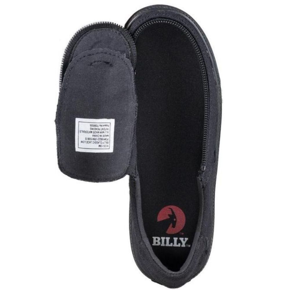 Billy Footwear (Toddlers)  - Low Top Black Canvas shoes