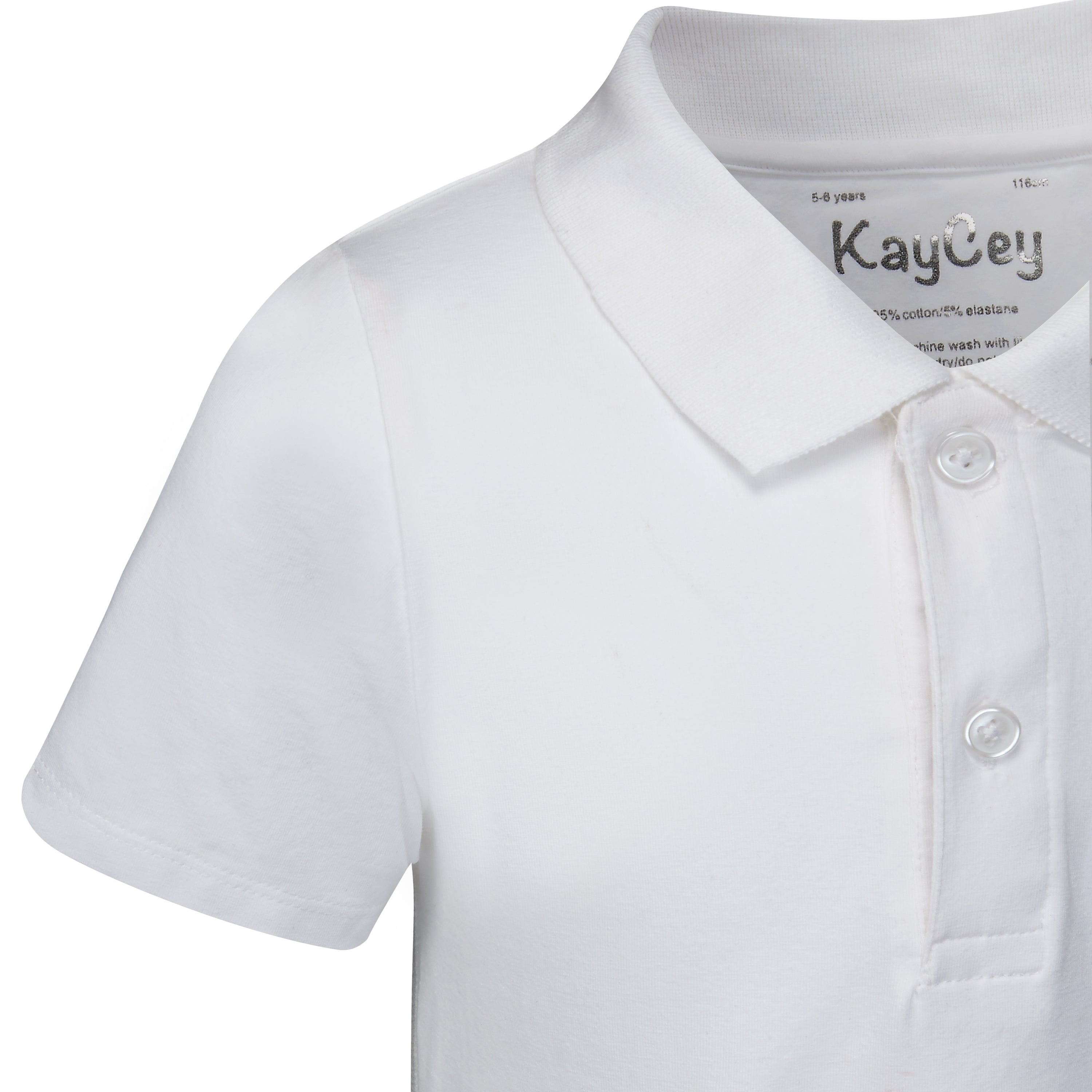 KayCey_Adaptive_clothing_for_older_children_with_special_needs_Polo_with_Tube_Access_White_Collar